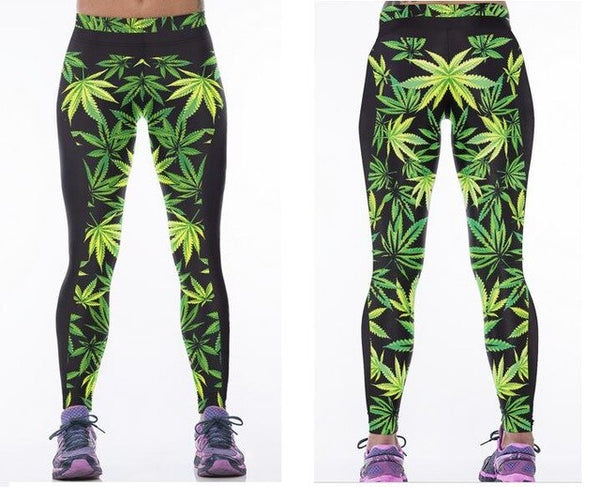 High Waist Tree Leaf