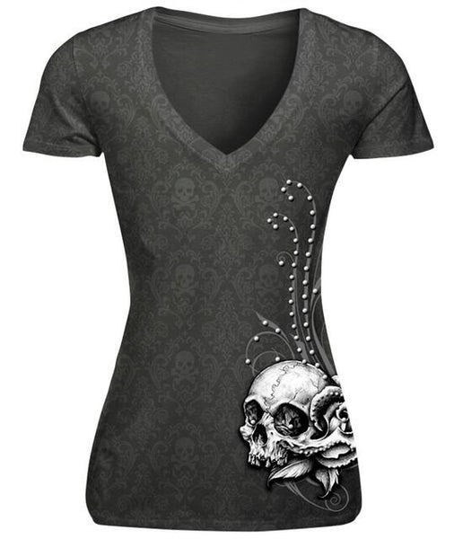 Sexy Purple Lace Skull