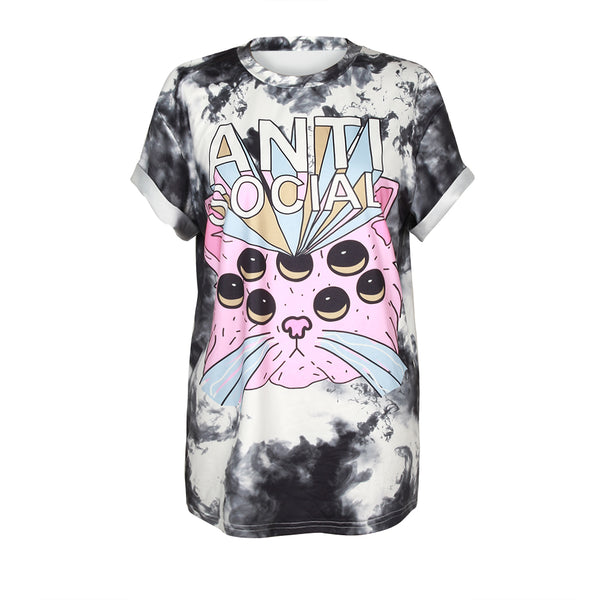 Casual Cat Printed