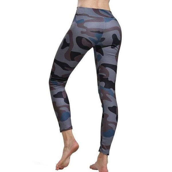 Plus Size Camo Yoga Pants Leggings Camouflage
