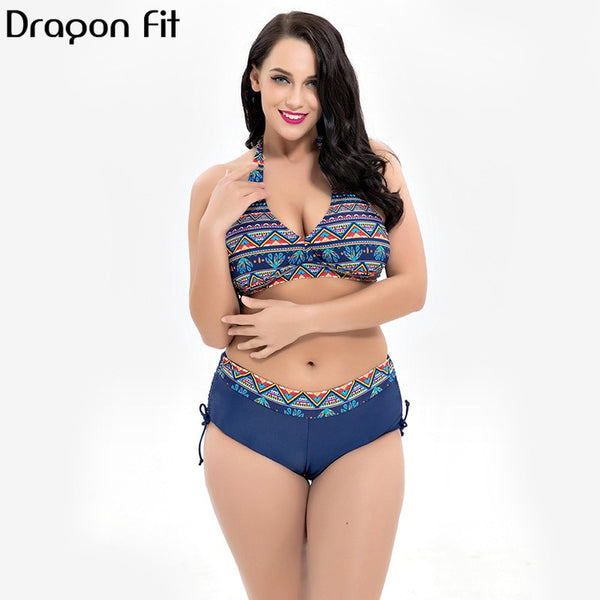 Sexy Bandage African Print Plus Size