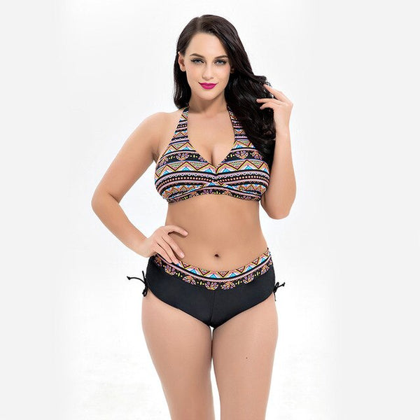 Sexy Bandage African Print Plus Size
