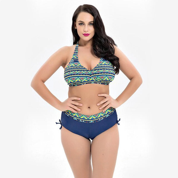 Sexy Bandage African Print Plus Size