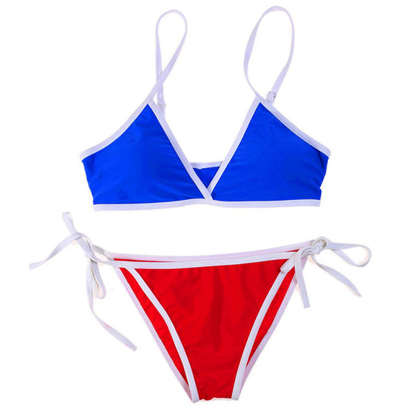 Patchwork Bikini Set