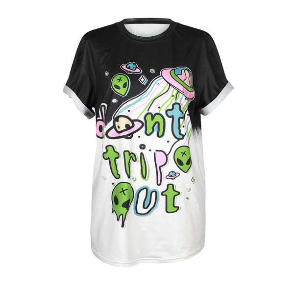 Short Sleeve Shirt O-Neck