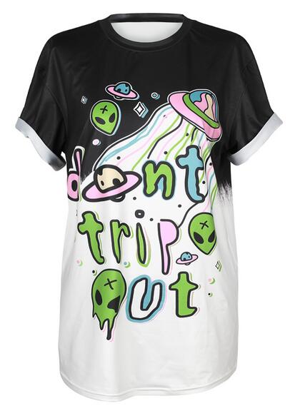 Short Sleeve Shirt O-Neck