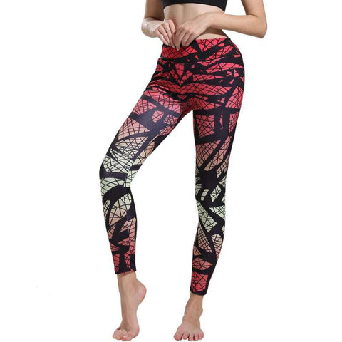 Plus Size Printed Hip Yoga Pants