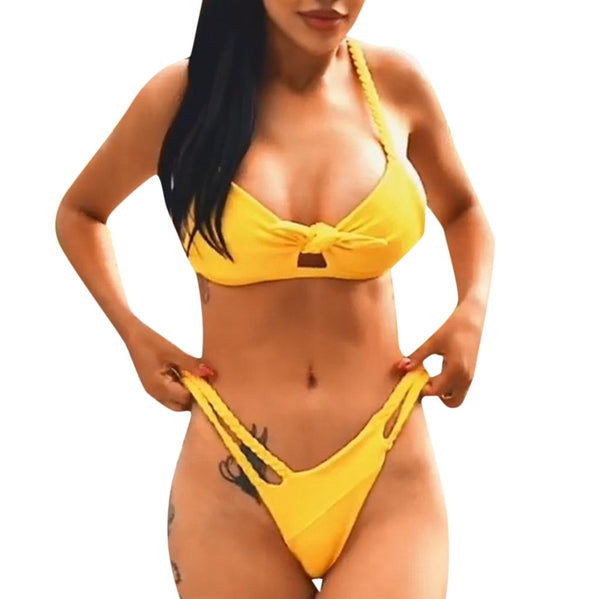 ellow Women Swimsuit Sexy