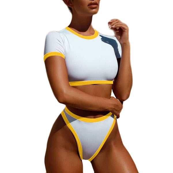 Short Sleeve Bikini Swimwear
