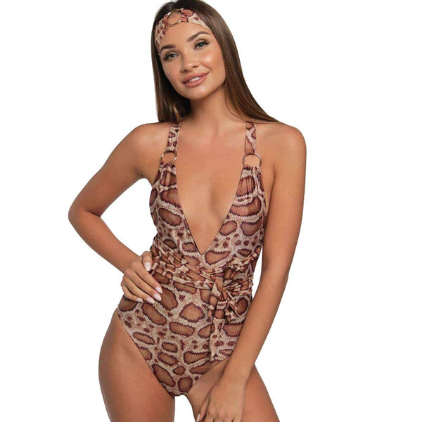 Swimsuit One Piece Leopard
