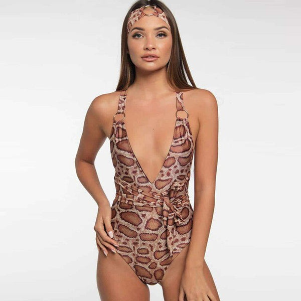 Swimsuit One Piece Leopard