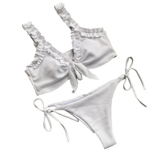 Sexy White Bikini Set