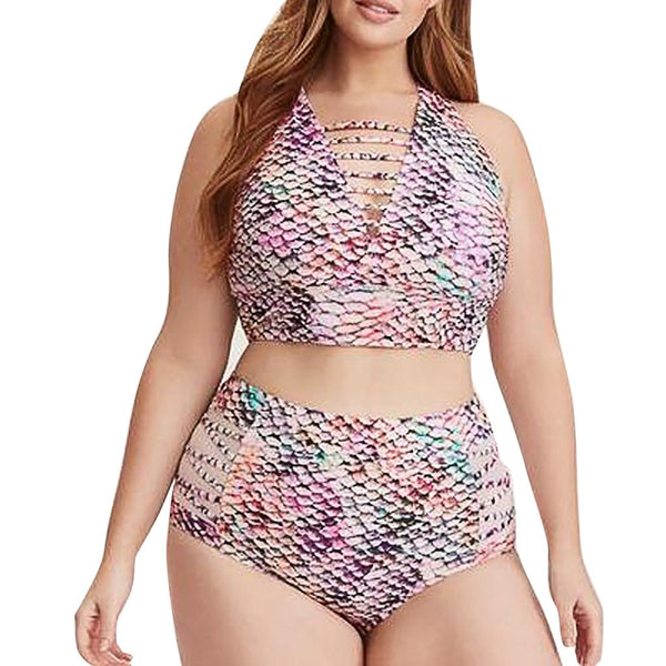 Plus Size Two Pieces Swimsuit